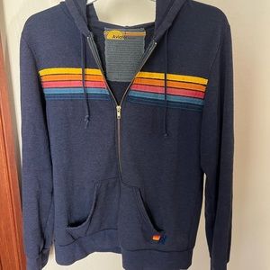 Navy - 5 Stripe 
Used - good condition 
Unisex size Large